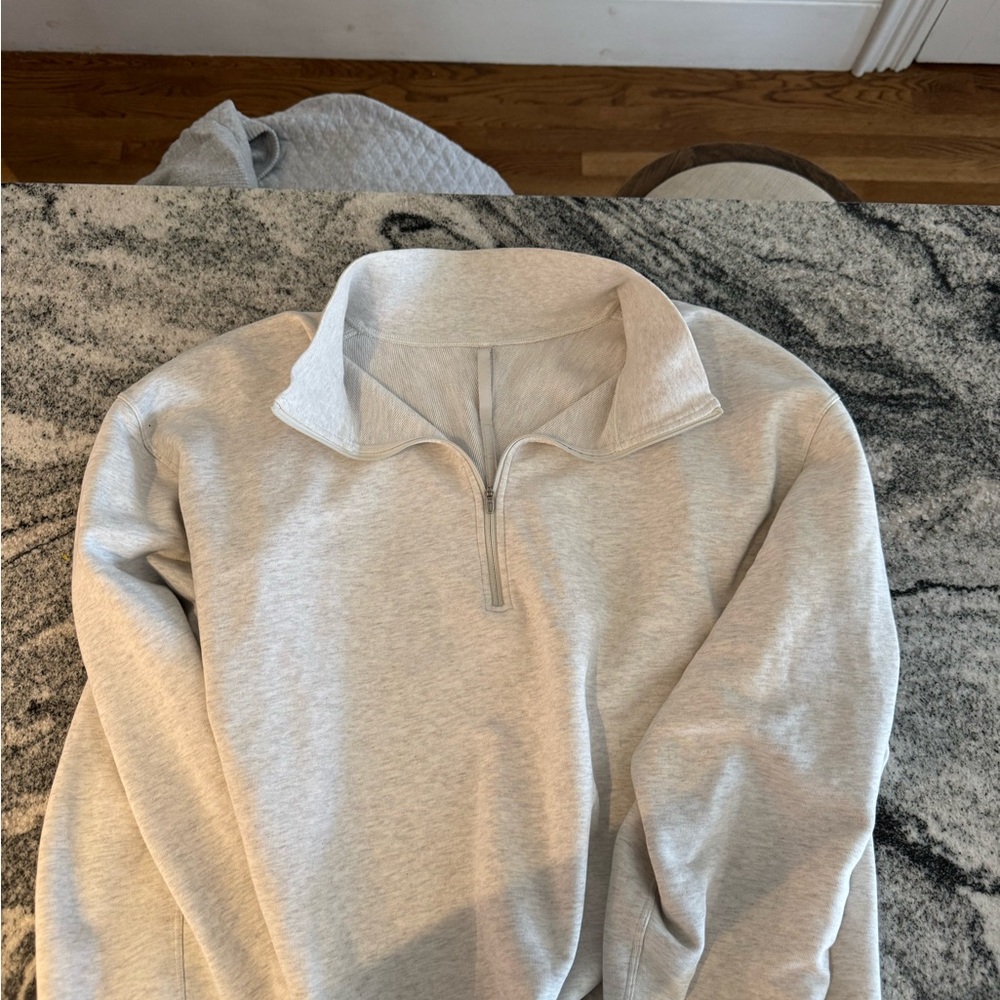 Men's LULU XL Steady State  Quarter-Zip Sweater - Picture 3 of 5